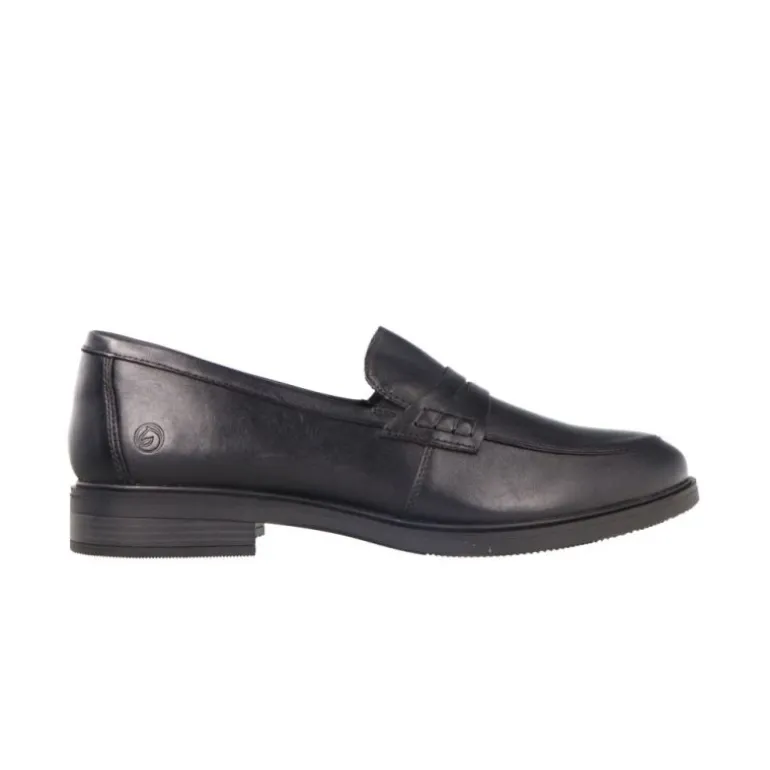 Mocassins*Remonte Agneta Black Matte