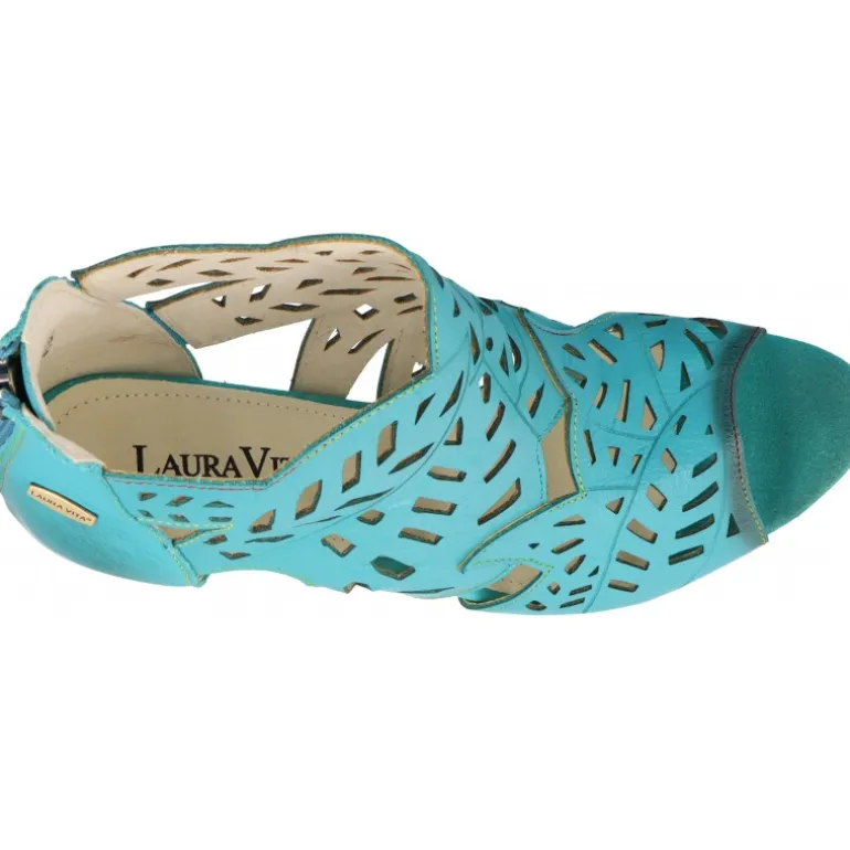 Sandales|Talons*Laura Vita Albane 048 Turquoise
