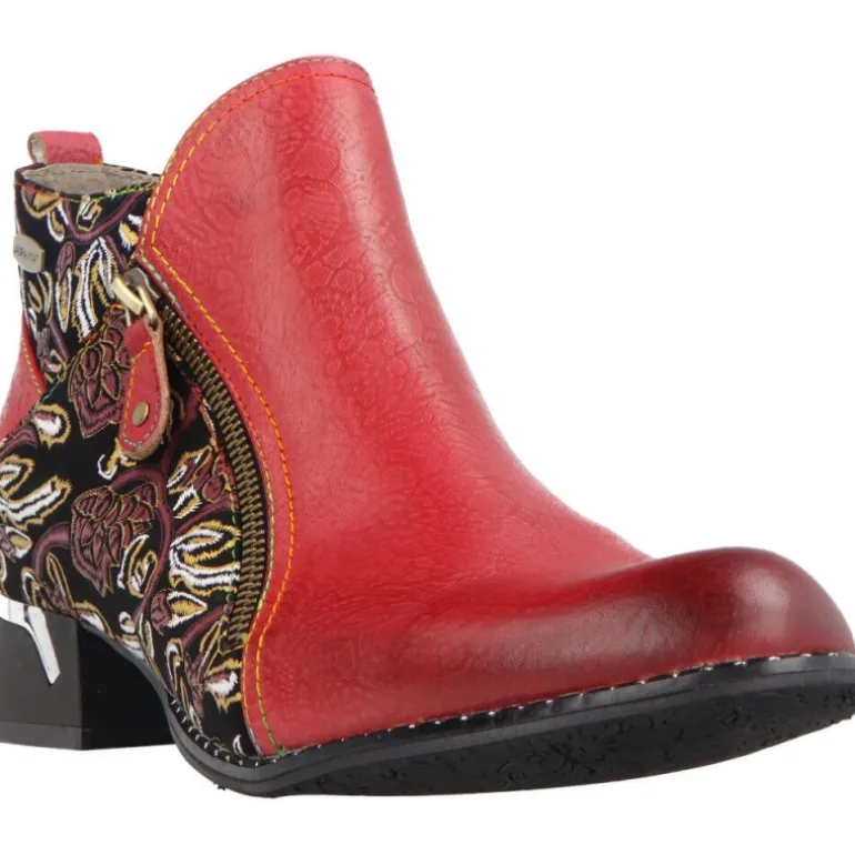 Bottines*Laura Vita Aliceo 14 Rouge