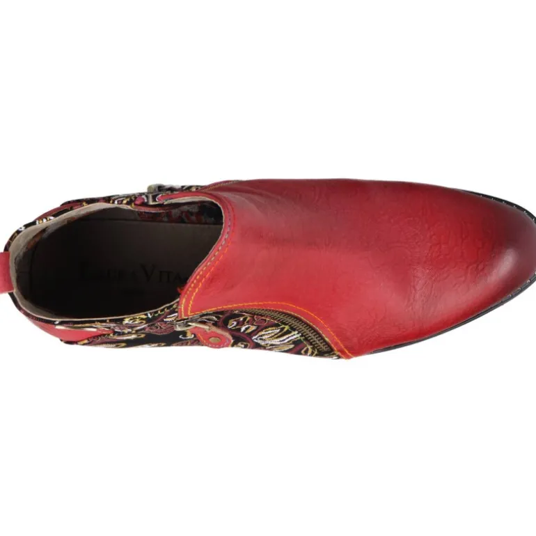 Bottines*Laura Vita Aliceo 14 Rouge