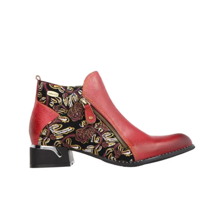 Bottines*Laura Vita Aliceo 14 Rouge