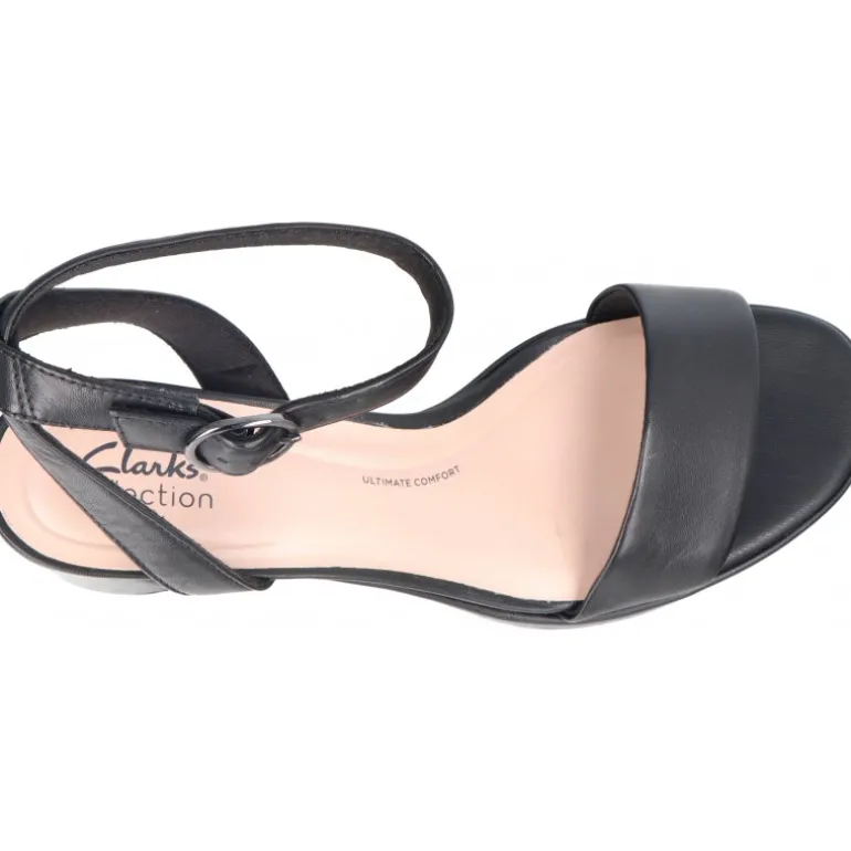 Sandales|Talons*Clarks AmbyrLyn Bay Black Leather