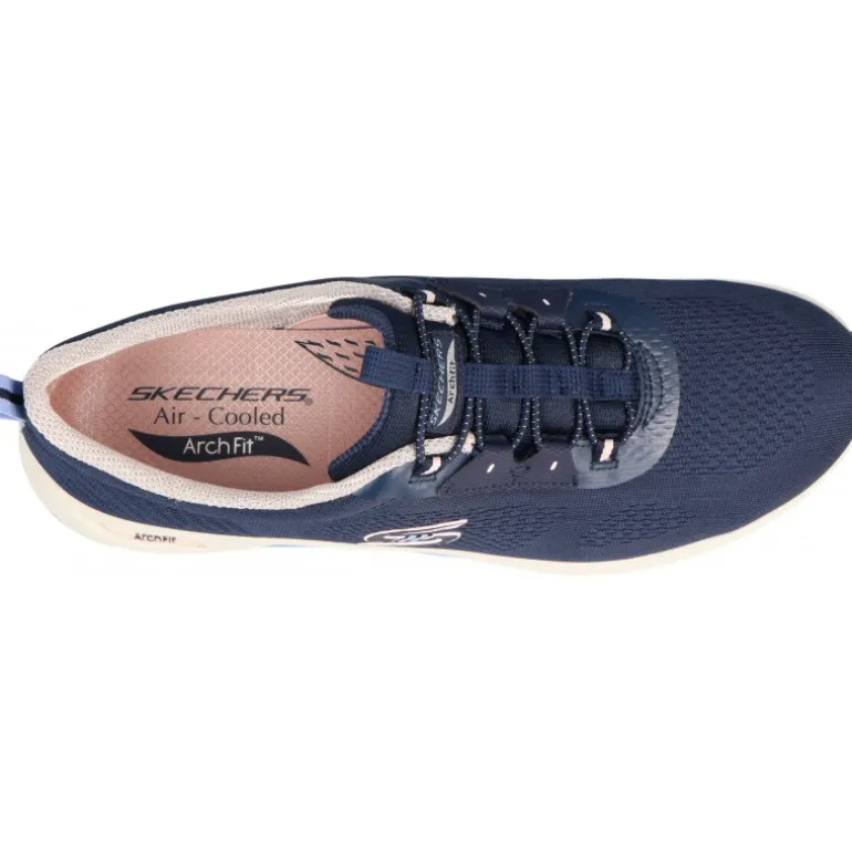 Baskets*Skechers Arch Fit MELLOW Navy/Pink