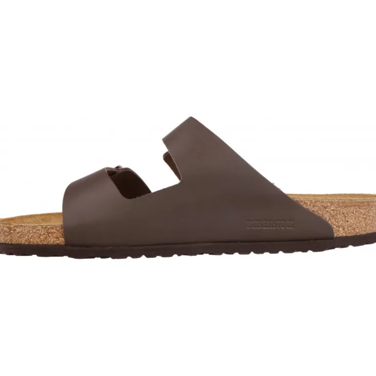 Tongs|Sandales*Birkenstock Arizona Cuero Natural Dark Brown