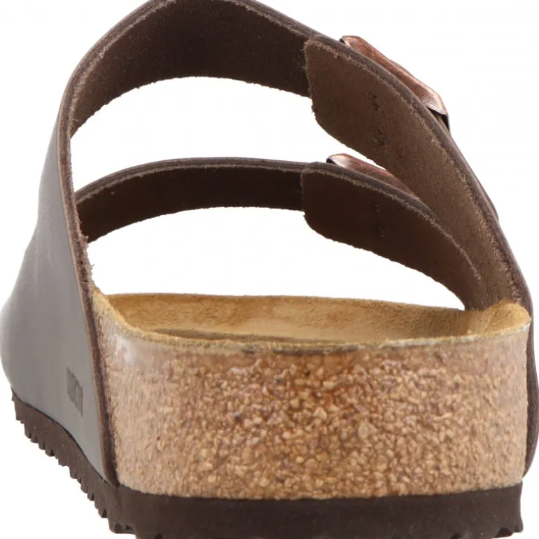 Tongs|Sandales*Birkenstock Arizona Cuero Natural Dark Brown