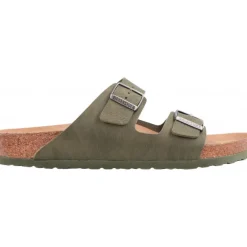Sandales*Birkenstock Arizona Desert Dust Green Vegan