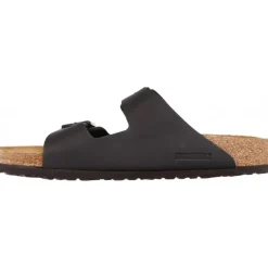 Sandales*Birkenstock Arizona SFB Black Birko Flor