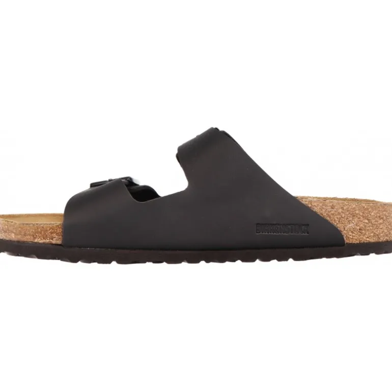 Sandales*Birkenstock Arizona SFB Black Birko Flor