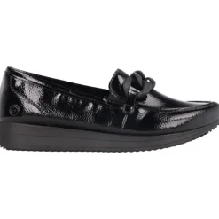 Mocassins*Remonte Avery cuir verni Black
