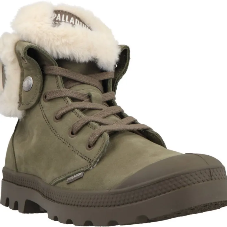 Bottines*Palladium Baggy Nubuck WL Dusky Green