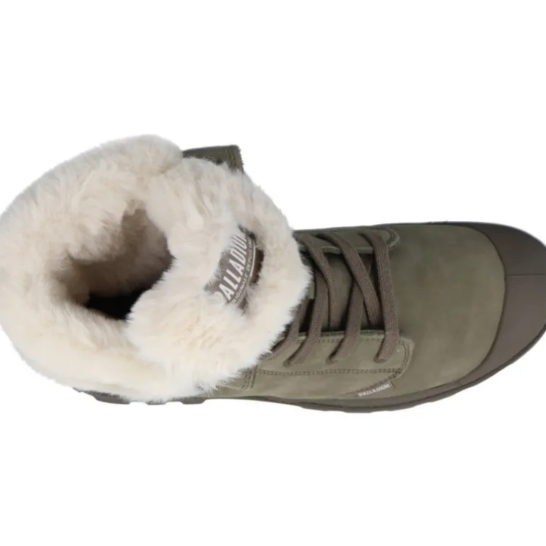 Bottines*Palladium Baggy Nubuck WL Dusky Green