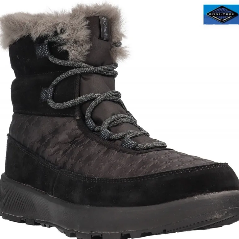 Bottines*Columbia Black Slopeside Peak Luxe Graphite