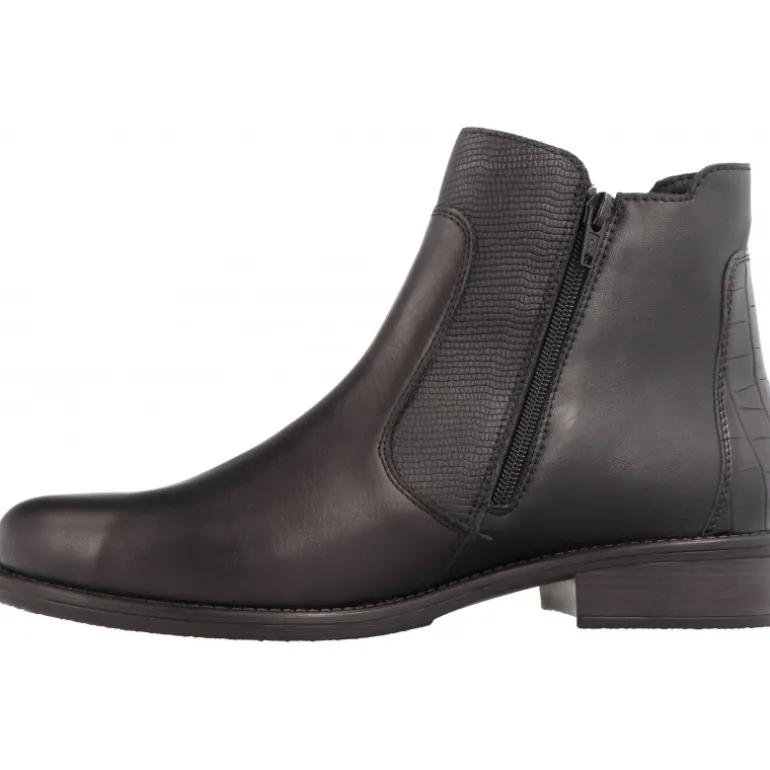 Bottines*Remonte Castor Black