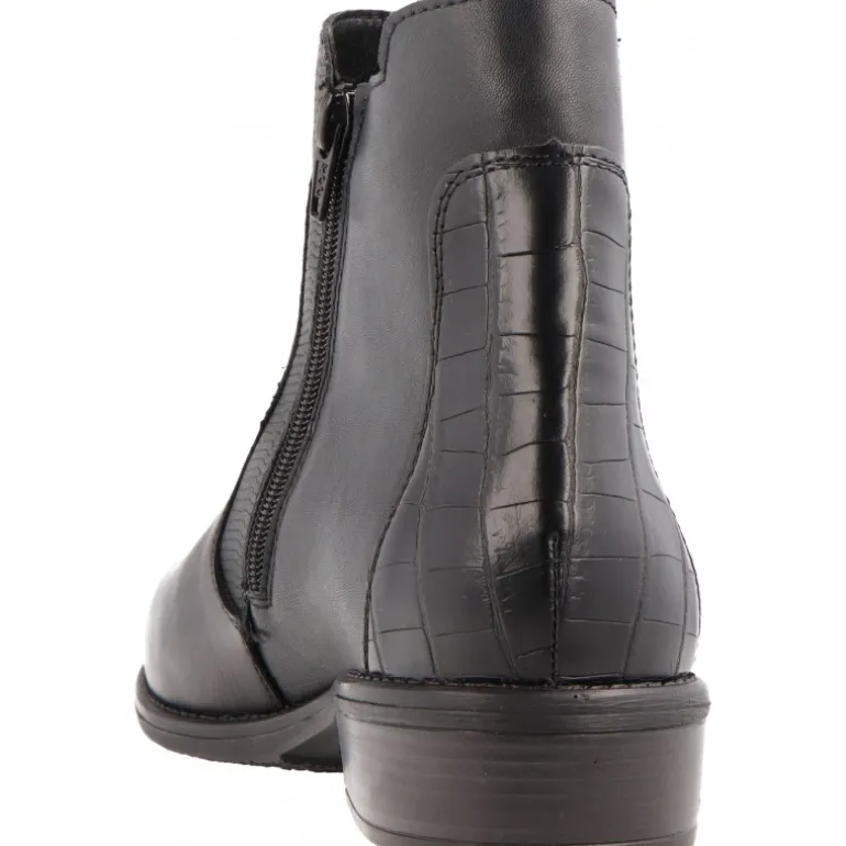 Bottines*Remonte Castor Black