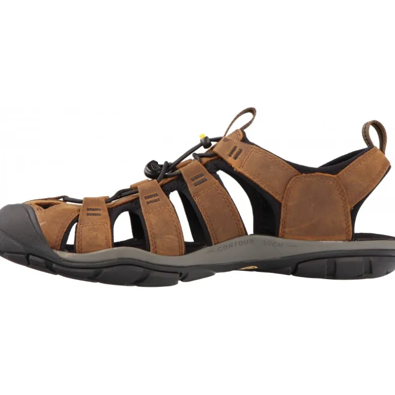 Montagne|Sandales*Keen Clearwater Cnx Leather Dark Earth/Black