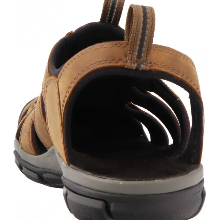 Montagne|Sandales*Keen Clearwater Cnx Leather Dark Earth/Black
