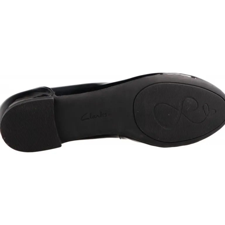 Ballerines*Clarks Couture Bloom Black Pat
