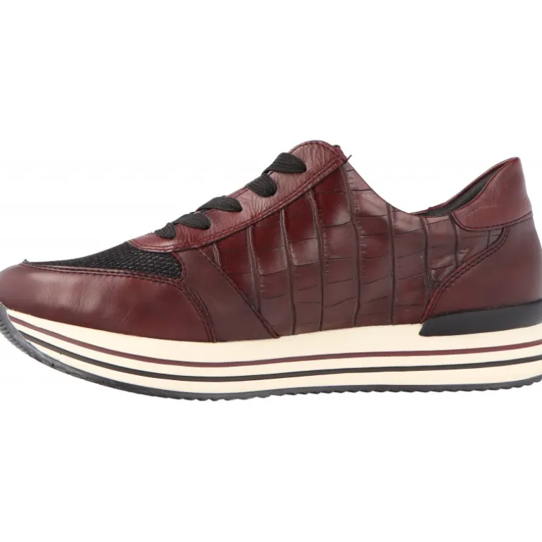 Sneakers*Remonte Cristal Burgundy