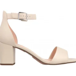 Sandales|Talons*Clarks Deva Mae Ivory Leather