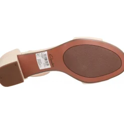 Sandales|Talons*Clarks Deva Mae Ivory Leather