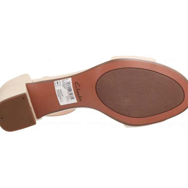 Sandales|Talons*Clarks Deva Mae Ivory Leather