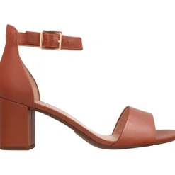 Sandales|Talons*Clarks Deva Mae Tan Leather