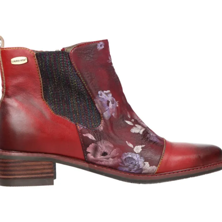 Bottines*Laura Vita Emcmao 65 Rouge