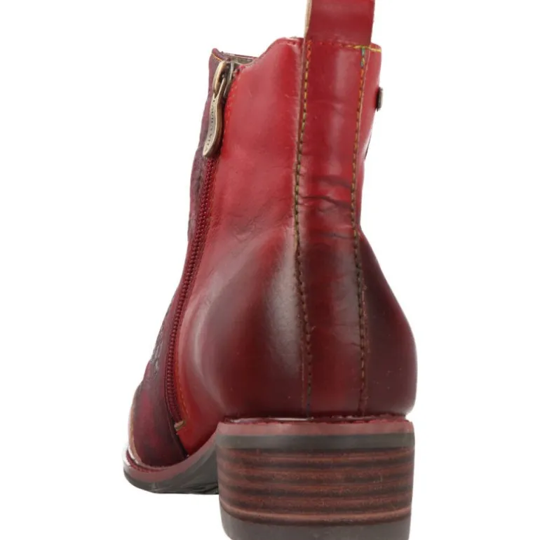 Bottines*Laura Vita Emcmao 65 Rouge