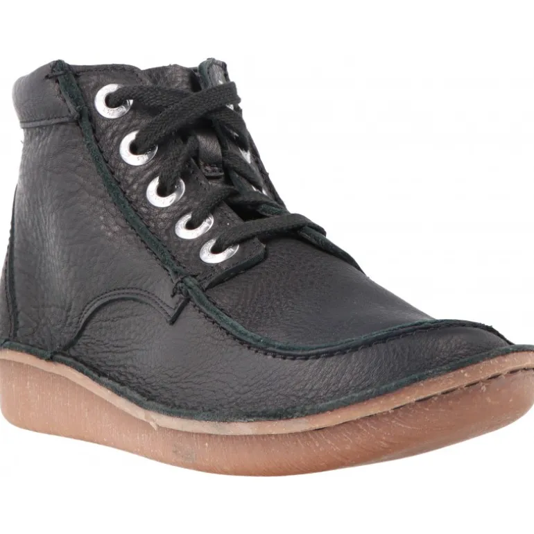 Bottines*Clarks Funny Ceder Black Leather