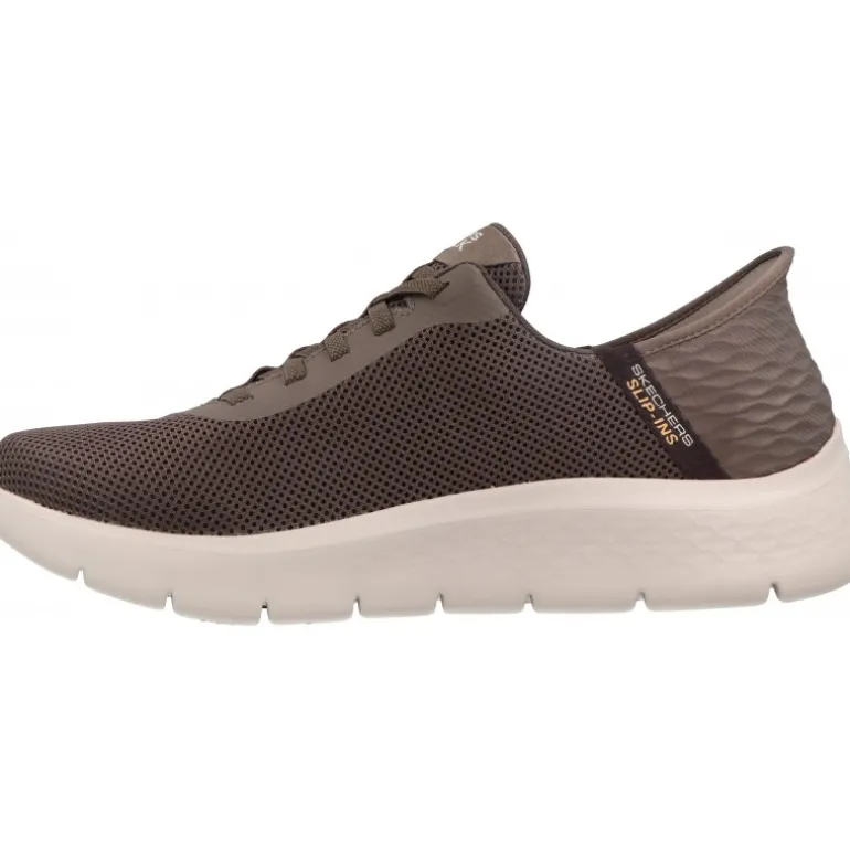 Baskets*Skechers Go Walk Flex Hands Up BRN
