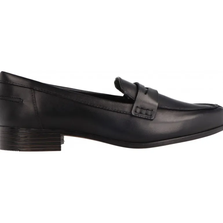 Mocassins*Clarks Hamble Loafer Black Leather