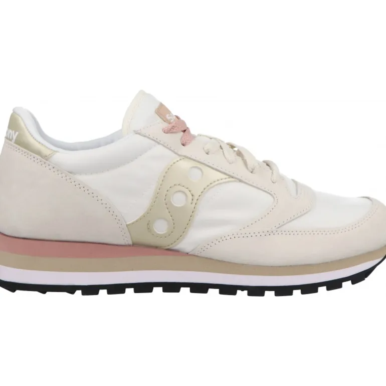 Sneakers*Saucony Jazz Triple Light Gray/Gold