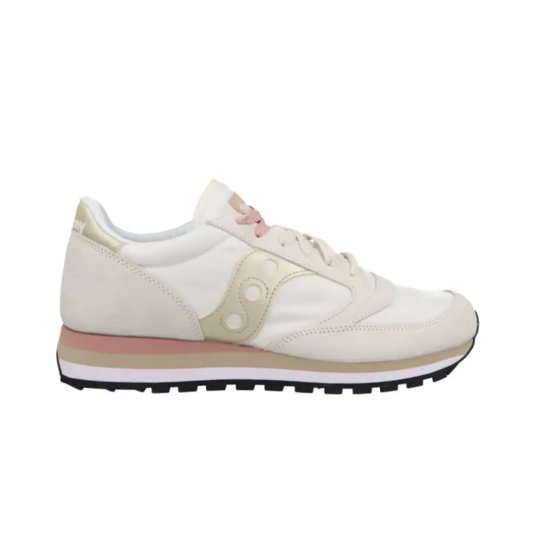 Sneakers*Saucony Jazz Triple Light Gray/Gold