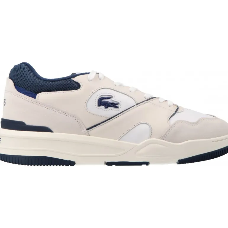 Sneakers|Casual*Lacoste Lineshot Leather Wht/Nvy