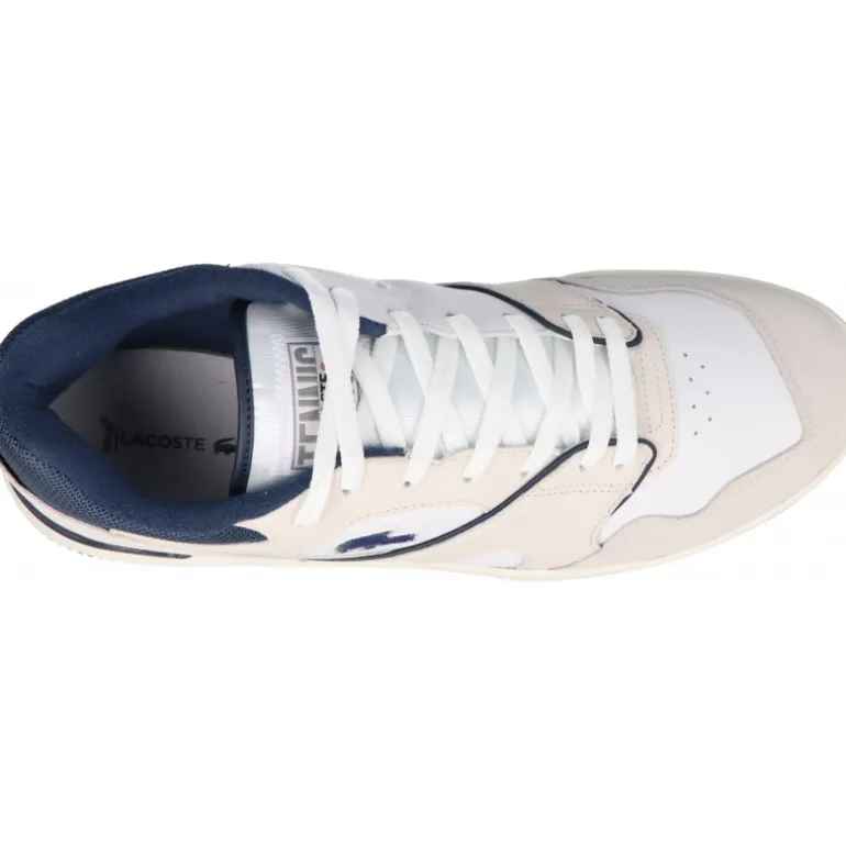 Sneakers|Casual*Lacoste Lineshot Leather Wht/Nvy