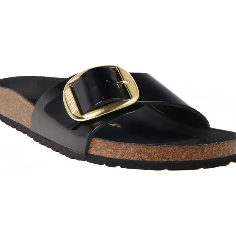 Sandales|Tongs*Birkenstock Madrid Big Buckle Black Narrow