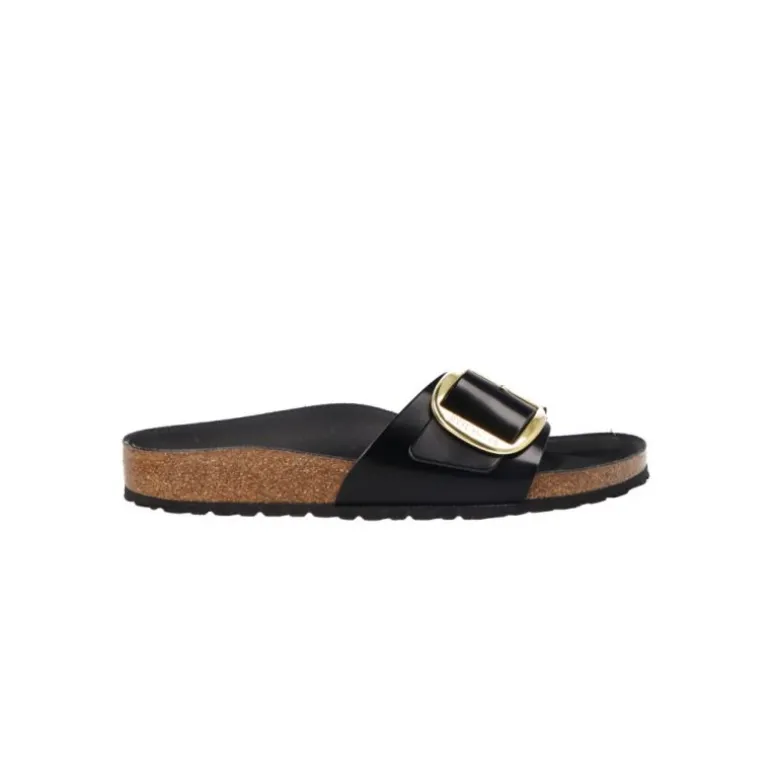 Sandales|Tongs*Birkenstock Madrid Big Buckle Black Narrow