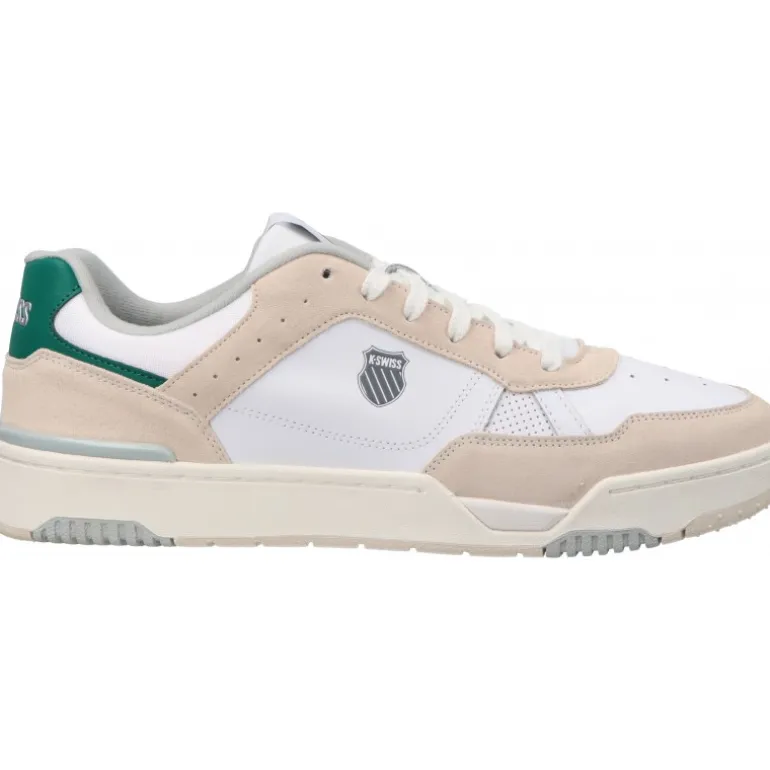 Sneakers*kswiss Match Pro Lth Whtcapgry/avntrn/gry