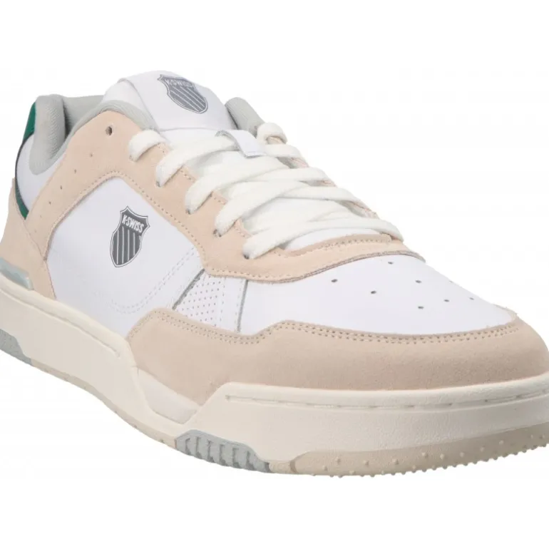 Sneakers*kswiss Match Pro Lth Whtcapgry/avntrn/gry