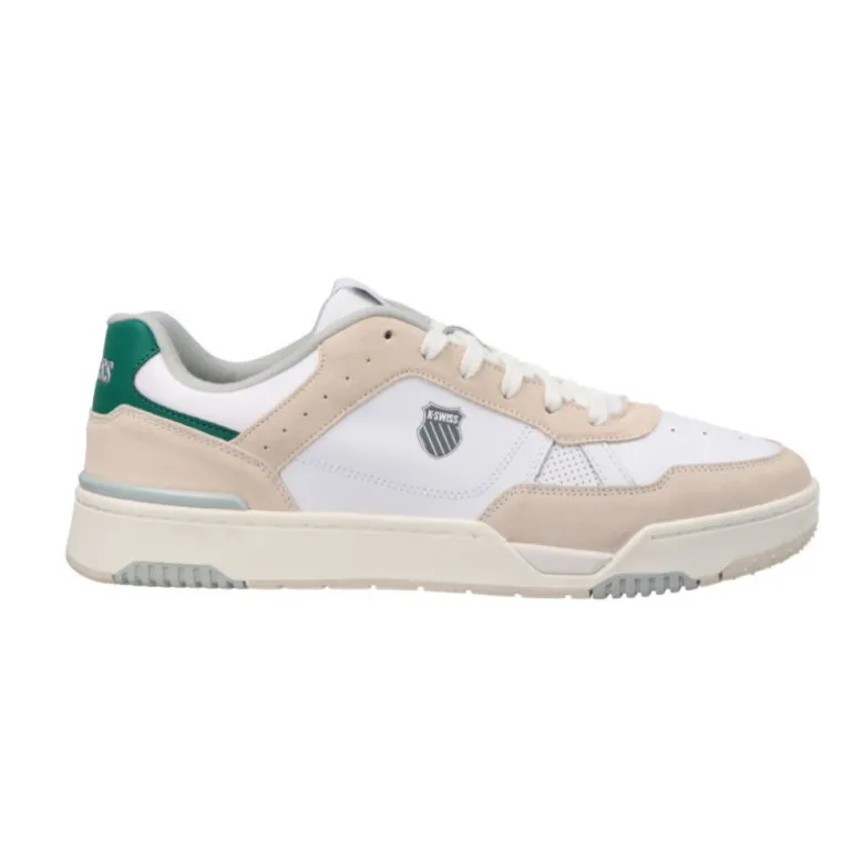 Sneakers*kswiss Match Pro Lth Whtcapgry/avntrn/gry