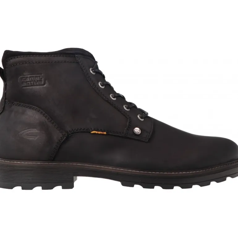 Bottes / Montantes*Camel Active Mattia Tumbled Mid Nubuk Black