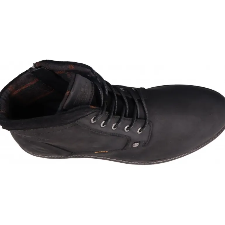 Bottes / Montantes*Camel Active Mattia Tumbled Mid Nubuk Black
