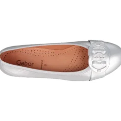 Ballerines*Gabor Met Silver
