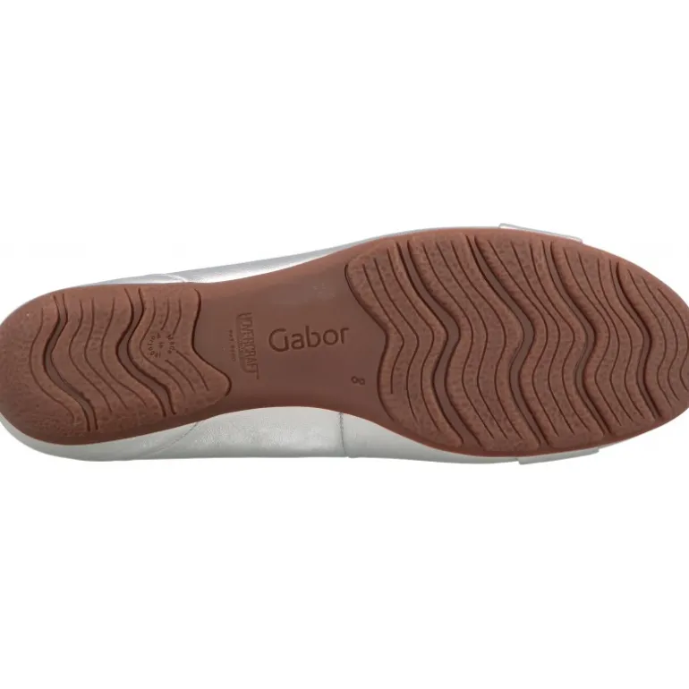 Ballerines*Gabor Met Silver