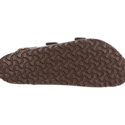 Sandales*Birkenstock Milano Natural Leather Dark Brown