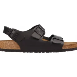 Sandales*Birkenstock Milano Natural Leather Noir