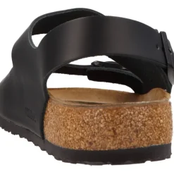Sandales*Birkenstock Milano Natural Leather Noir