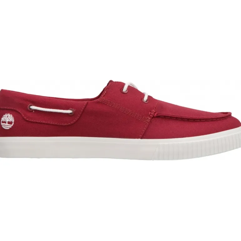 Bateau*Timberland Mylo Bay Low Boat Sneaker Dark Red