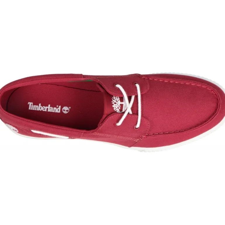 Bateau*Timberland Mylo Bay Low Boat Sneaker Dark Red
