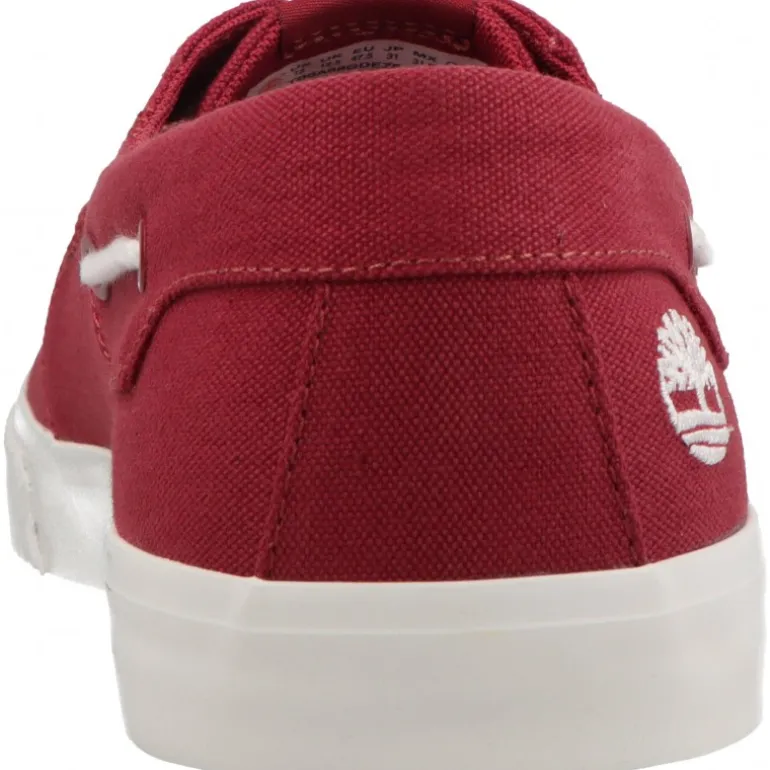 Bateau*Timberland Mylo Bay Low Boat Sneaker Dark Red